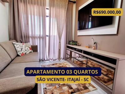 Apartamento para Venda, em Itaja, bairro So Vicente, 3 dormitrios, 1 banheiro, 1 sute, 1 vaga